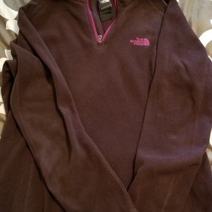 Northface quarter zip hoodie